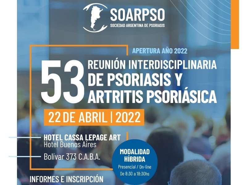 53 Reunión Interdisciplinaria de Psoriasis y Artritis Psoriásica