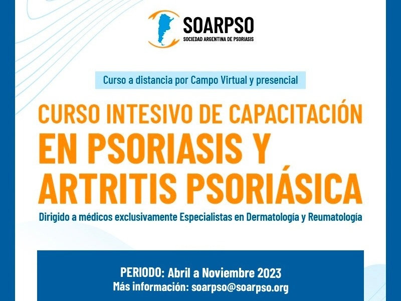 Curso intensivo de capacitación en psoriasis y artritis psoriásica NIVEL I y II