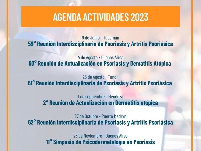 Descubrí nuestra agenda de evento 2023